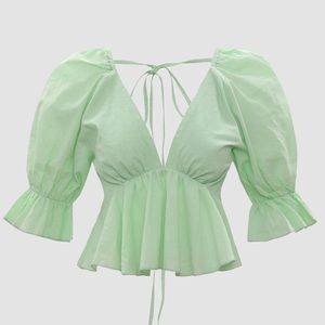 brand new puff sleeve top